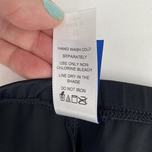 Swimsuits For All Stretch Chlorine Resistant Swim Bike Short Black Size 10 NWT - Picture 7 of 9